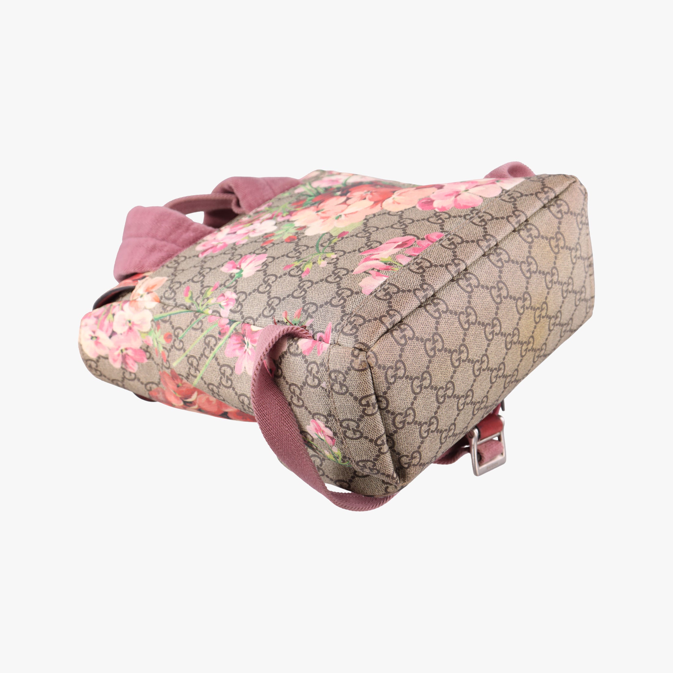 Pre-owned Gucci GG Blooms Beige×Multicolour PVC coated canvas 410544 backpack/rucksack | stylenewstar