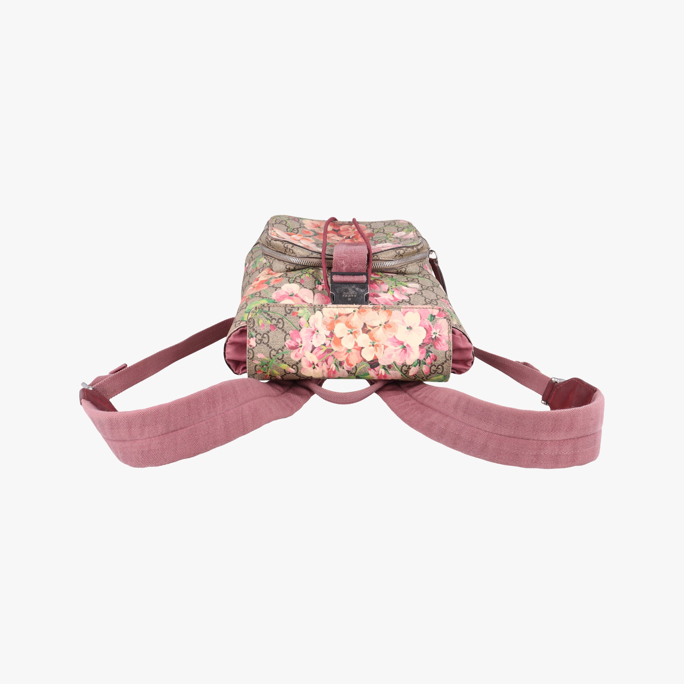Pre-owned Gucci GG Blooms Beige×Multicolour PVC coated canvas 410544 backpack/rucksack | stylenewstar