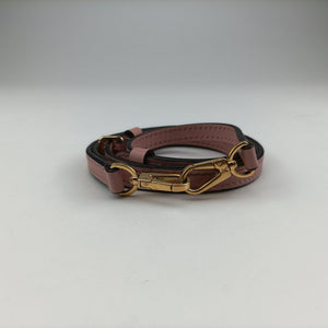 Pre-owned Louis Vuitton LOCKY BB Brown×ROSE POUDRE Monogram Canvas×calf leather M44080 shoulderbag | stylenewstar