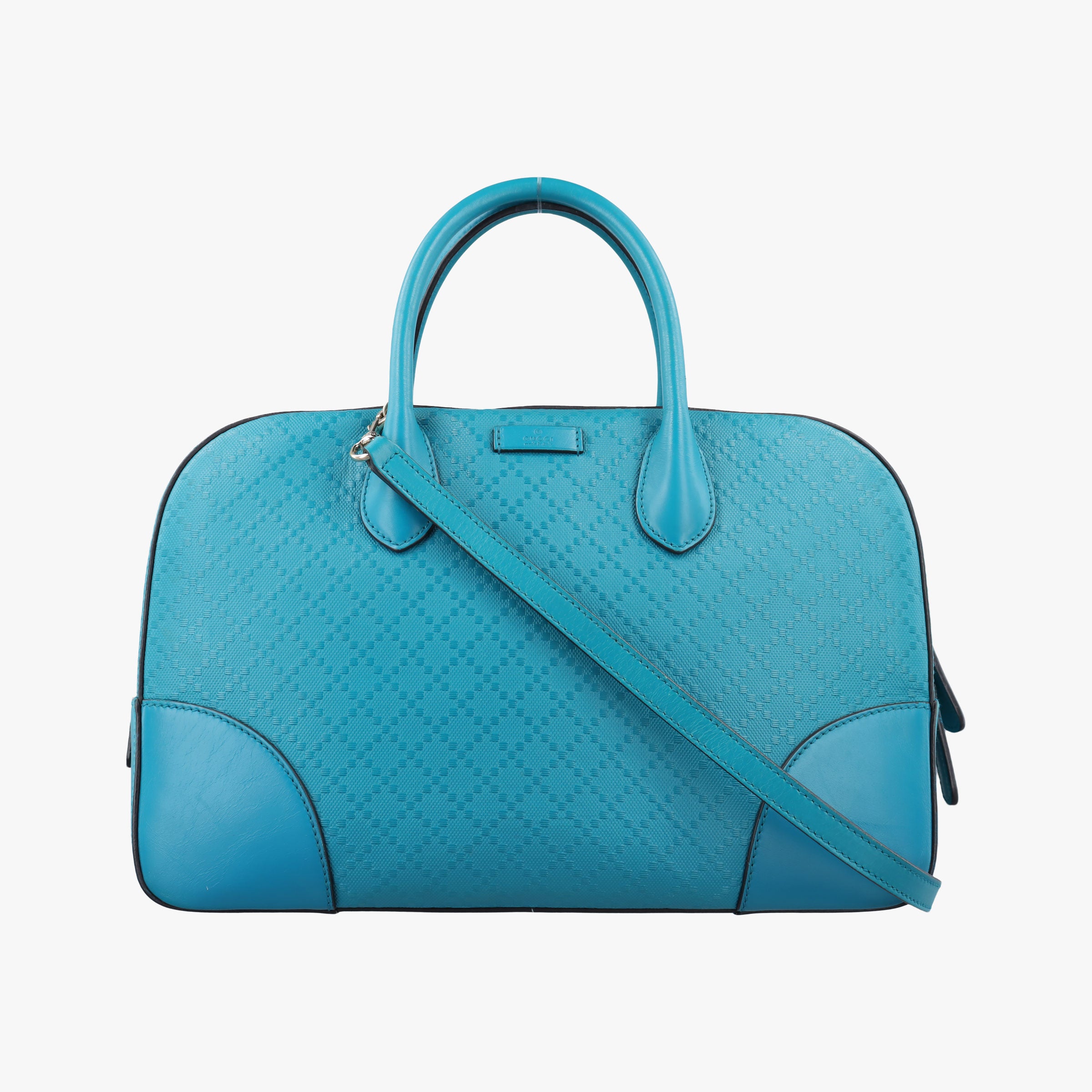 Secondhand Gucci Bright Diamante Blue Leather 354332 shoulderbag | stylenewstar