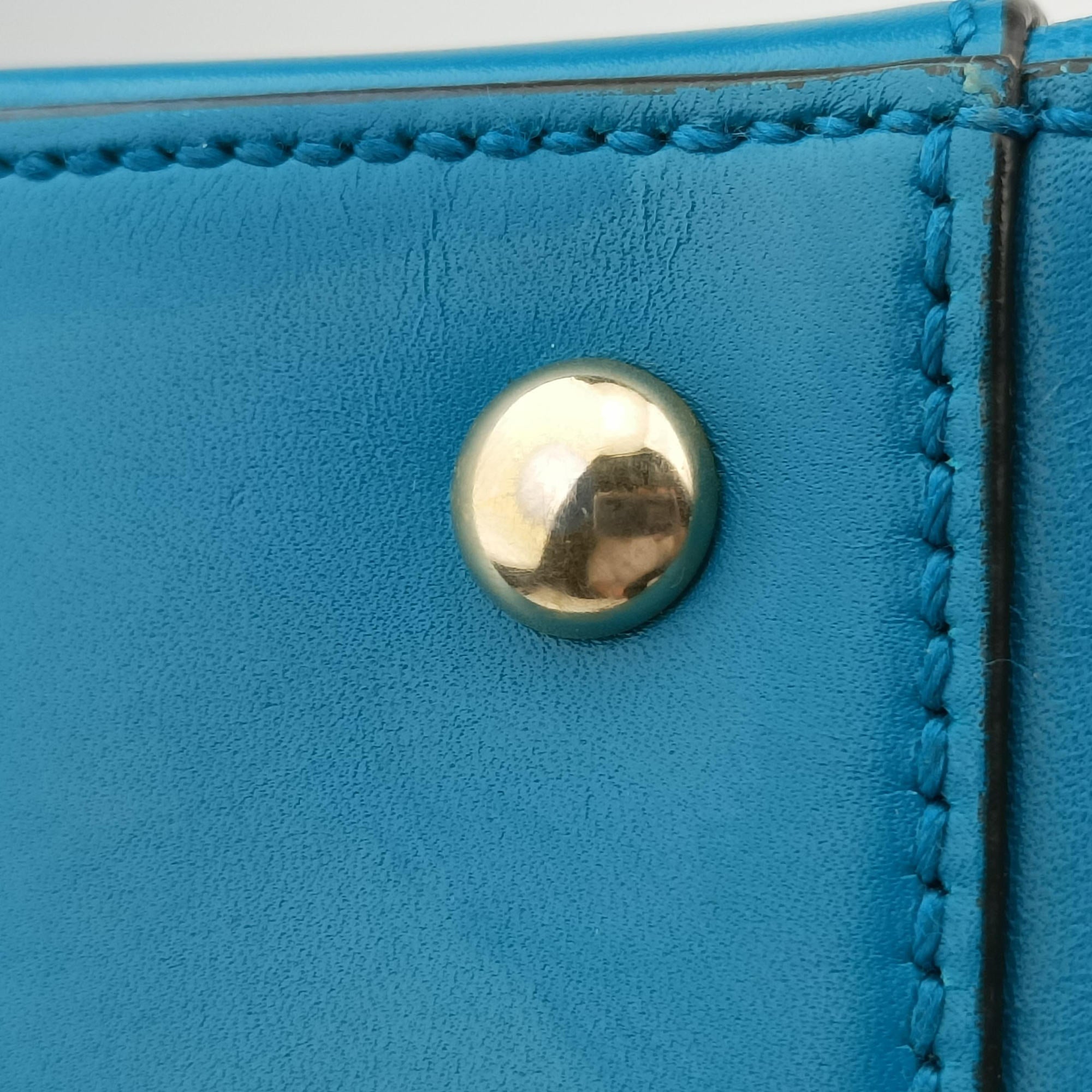 Secondhand Gucci Bright Diamante Blue Leather 354332 shoulderbag | stylenewstar