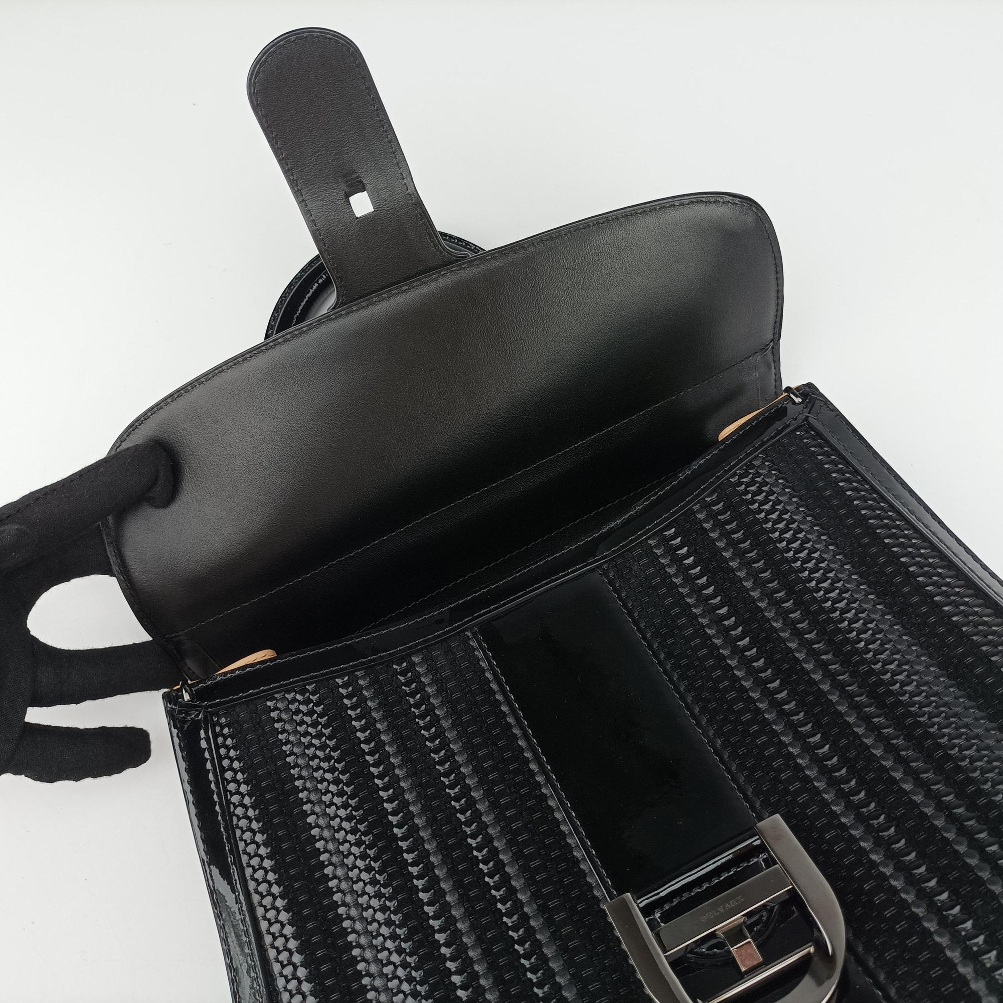 Secondhand Delvaux Brillant Black Leather  handbag | stylenewstar
