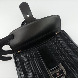 Secondhand Delvaux Brillant Black Leather  handbag | stylenewstar