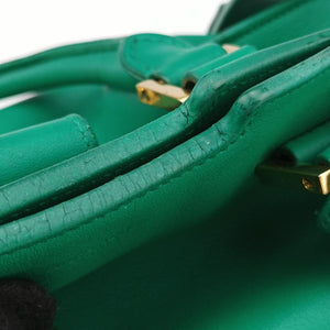 Pre-owned Yves Saint Laurent Y Ligne Petit Cabas Green Leather 311210 shoulderbag | stylenewstar