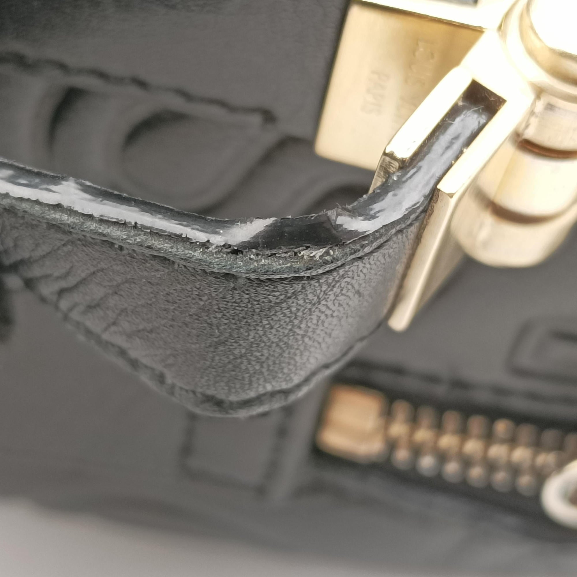 Vintage Louis Vuitton Paris Spool Speedy Mini 20 BLACK Leather M95814 shoulderbag | stylenewstar