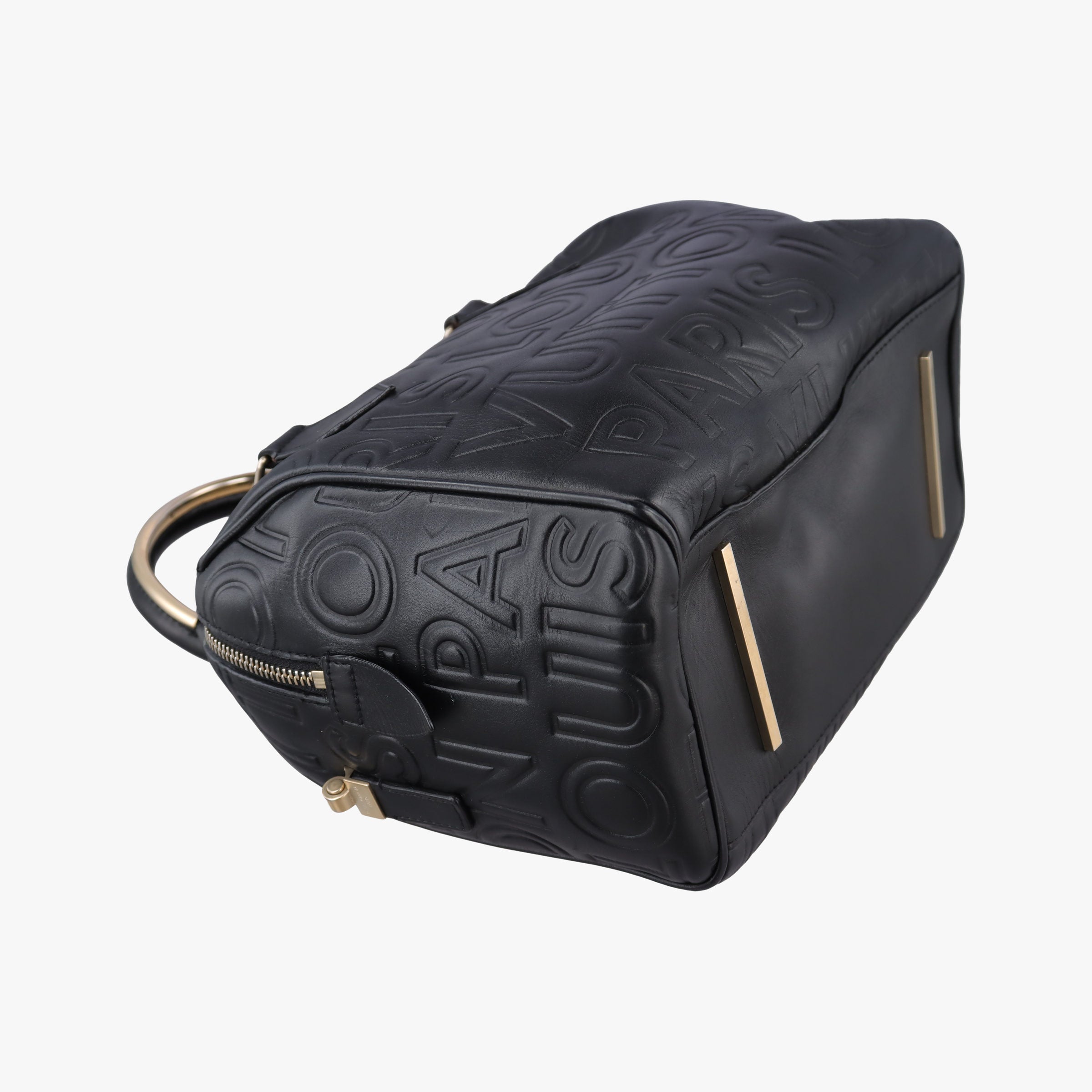 Vintage Louis Vuitton Paris Spool Speedy Mini 20 BLACK Leather M95814 shoulderbag | stylenewstar