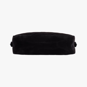 Pre-owned Gucci GG Marmont Black velour 447632 shoulderbag | stylenewstar
