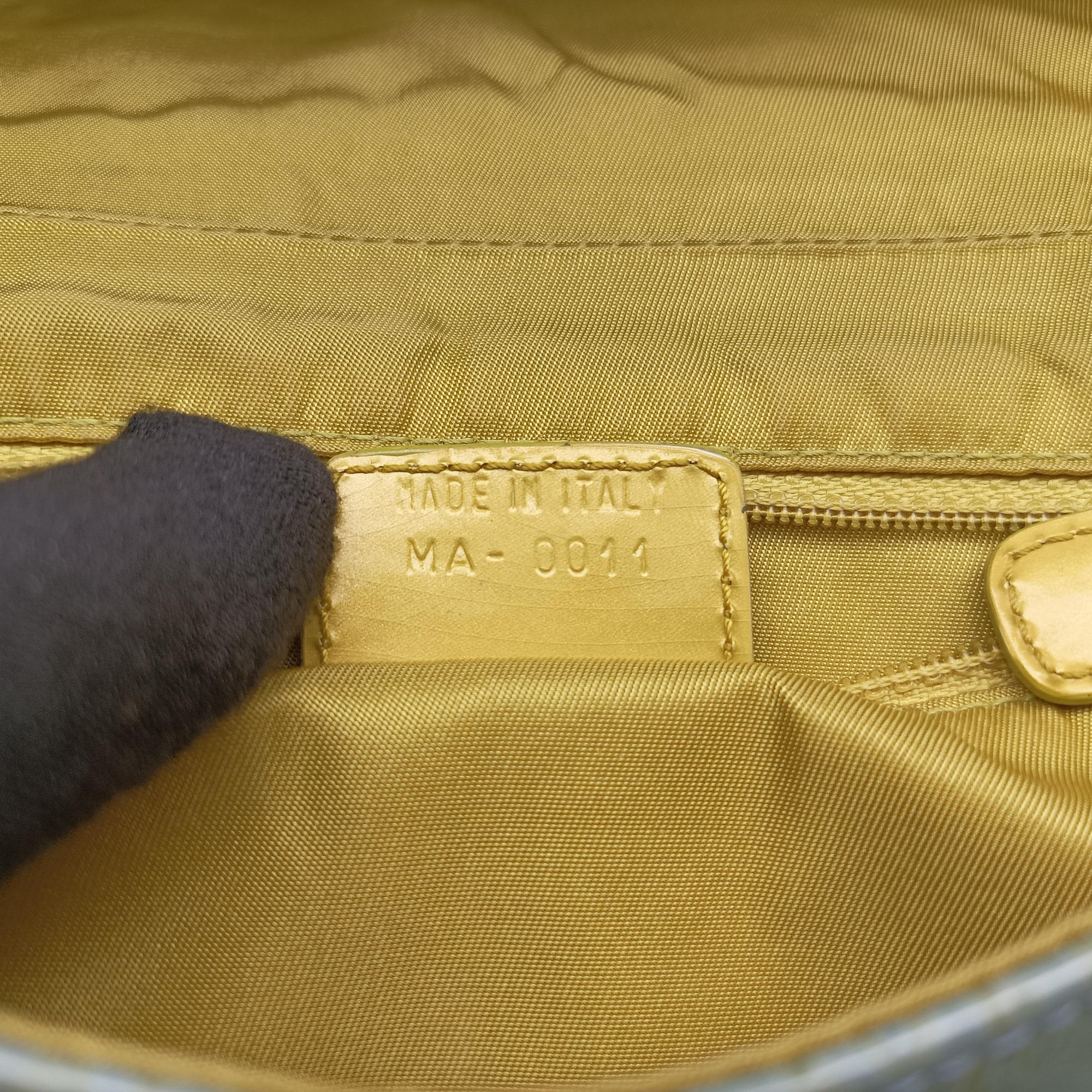 Vintage Christian Dior Maris Pearl Green leather  shoulderbag | stylenewstar