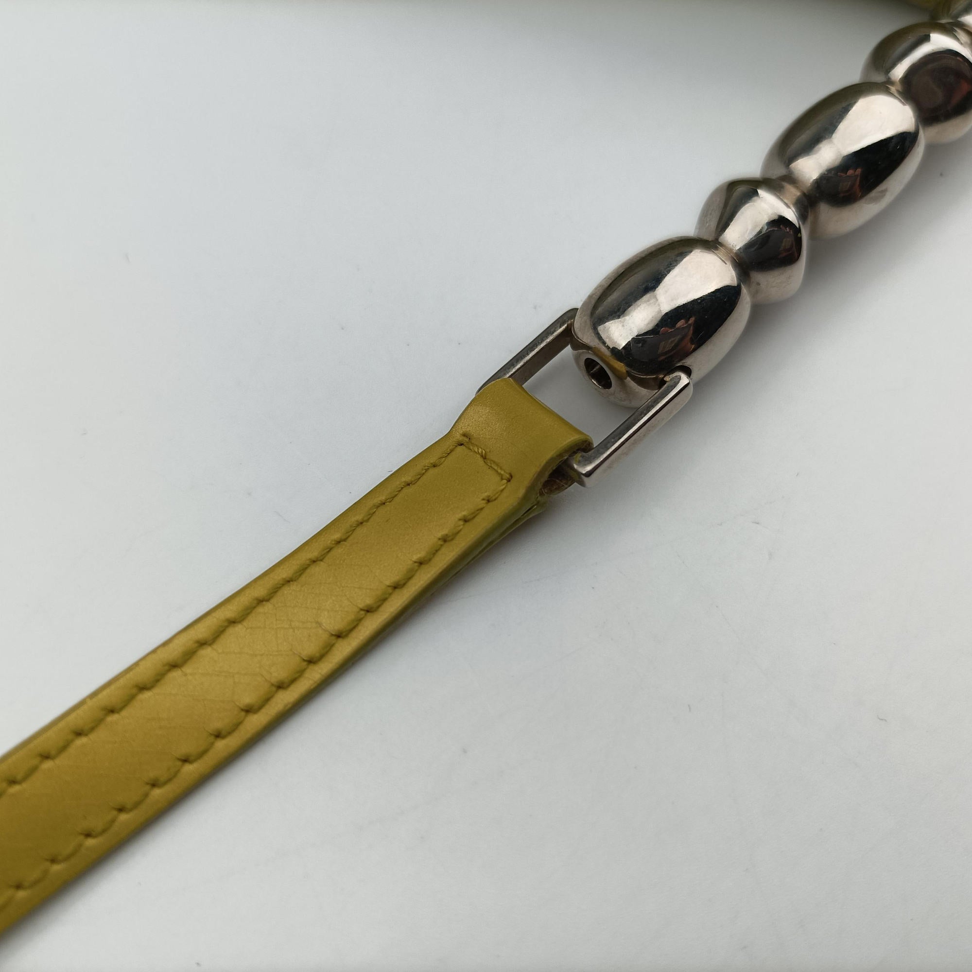Vintage Christian Dior Maris Pearl Green leather  shoulderbag | stylenewstar