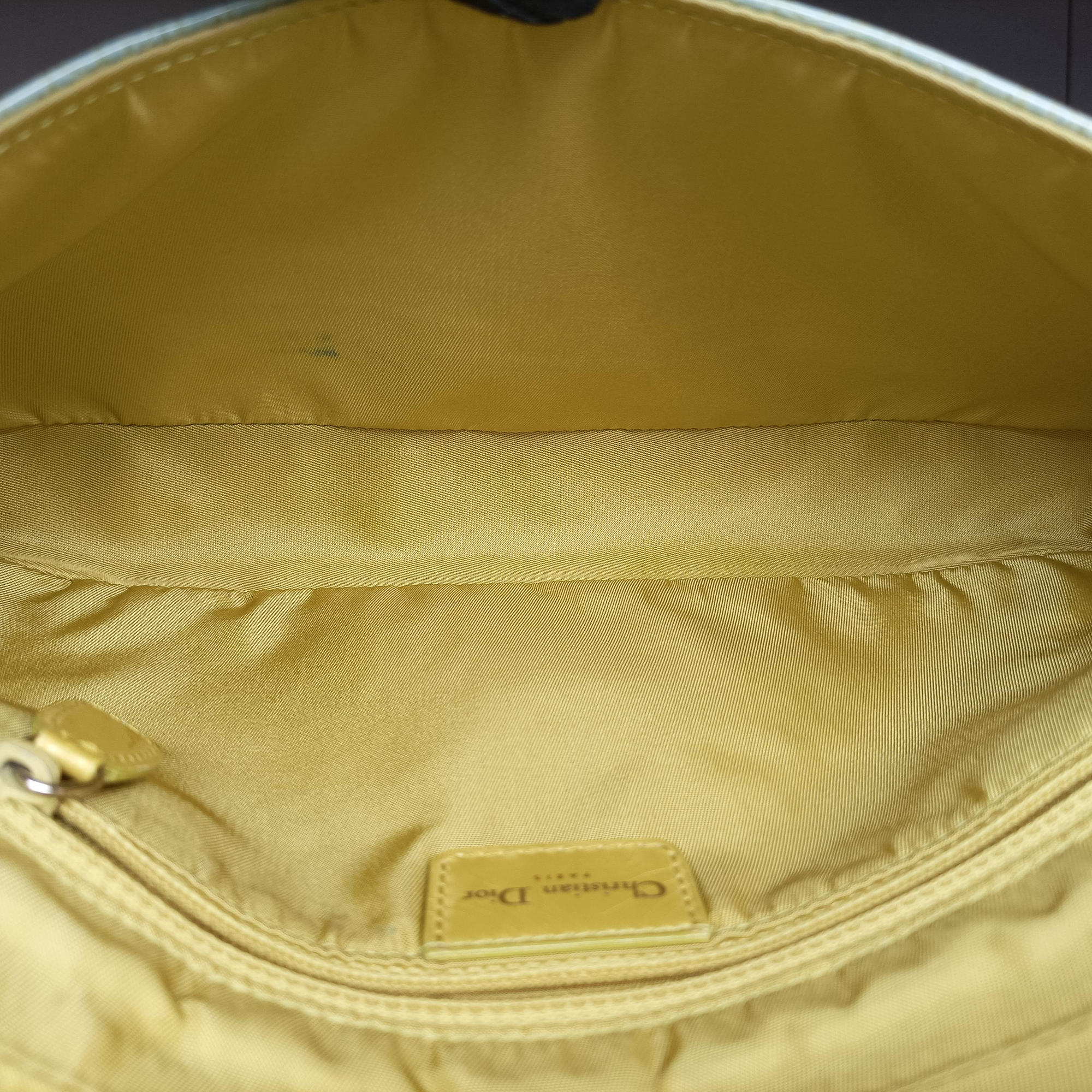 Vintage Christian Dior Maris Pearl Green leather  shoulderbag | stylenewstar