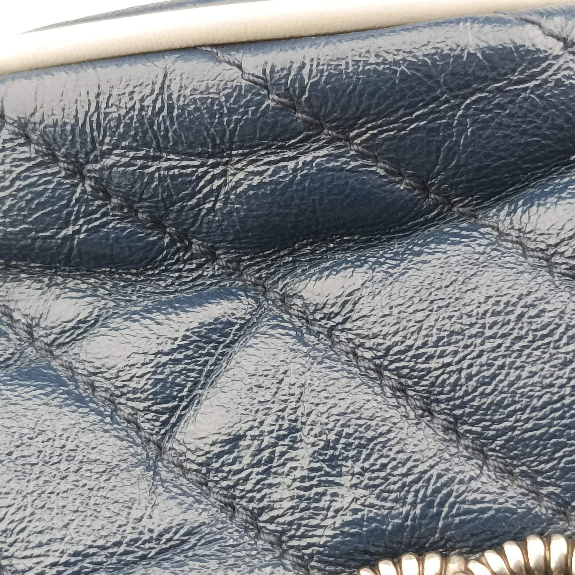 Vintage Gucci GG Marmont Blue Leather 573817 shoulderbag | stylenewstar