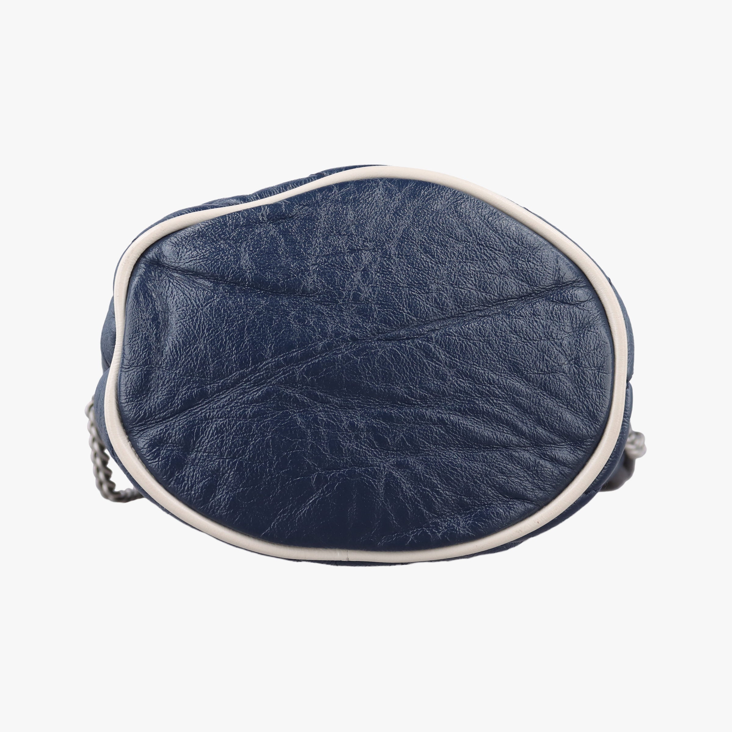 Vintage Gucci GG Marmont Blue Leather 573817 shoulderbag | stylenewstar