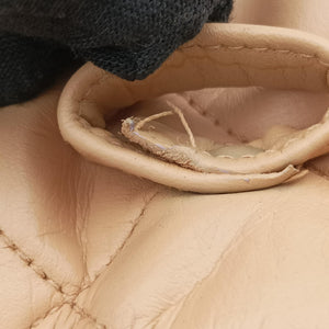 Vintage Chanel Matelasse Beige Lambskin  shoulderbag | stylenewstar