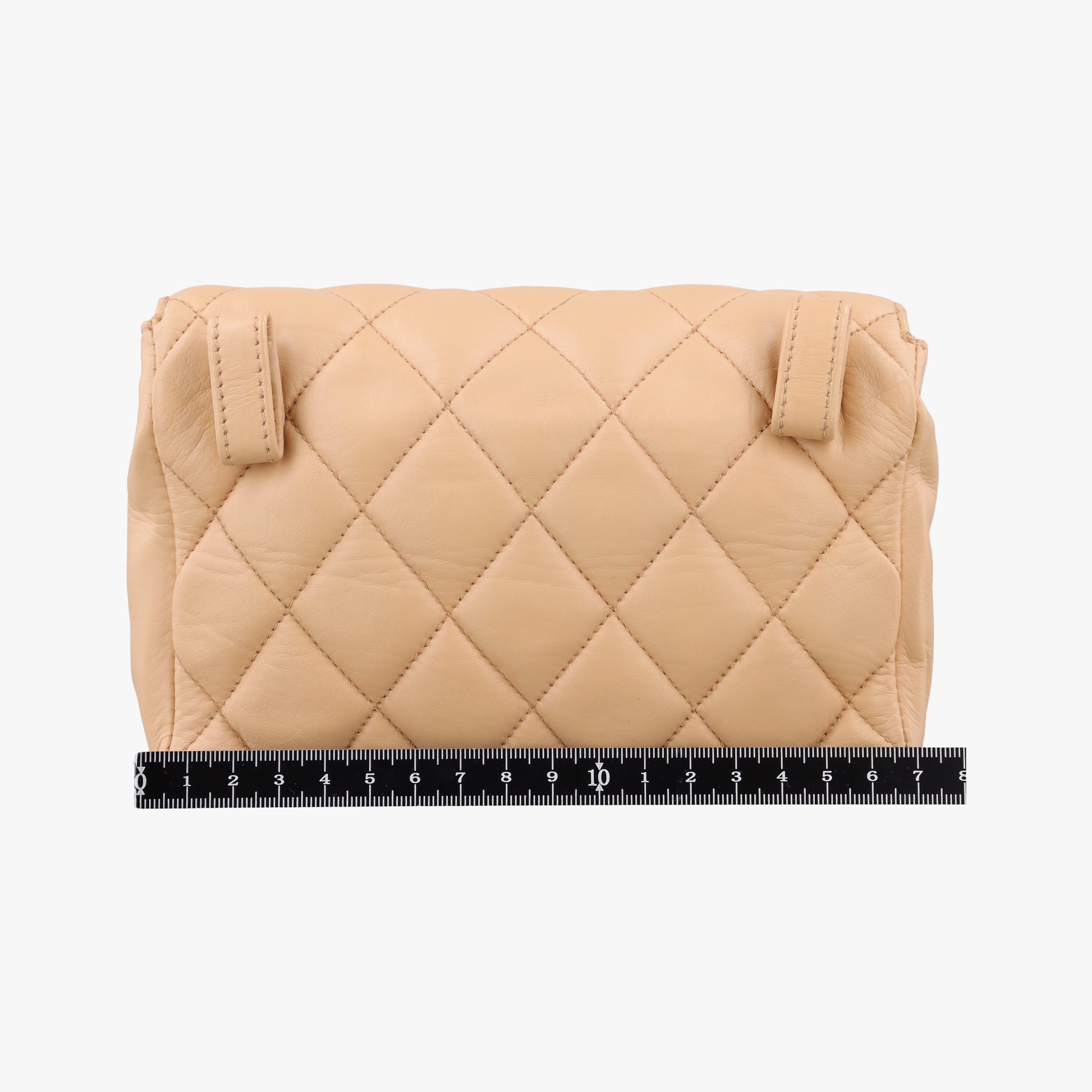Vintage Chanel Matelasse Beige Lambskin  shoulderbag | stylenewstar