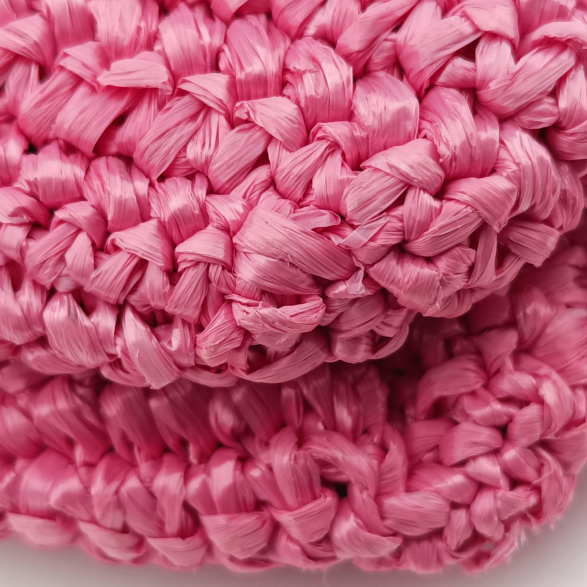 Pre-owned Fendi Chef Bag Pink straw 8BK042 handbag | stylenewstar