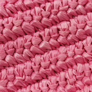 Pre-owned Fendi Chef Bag Pink straw 8BK042 handbag | stylenewstar