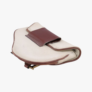 Secondhand Christian Dior Saddle Beige × Brown Canvas × Leather  bum bag/waist bag | stylenewstar