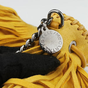 Secondhand Stella McCartney Falabella Yellow Suede × Leather  shoulderbag | stylenewstar