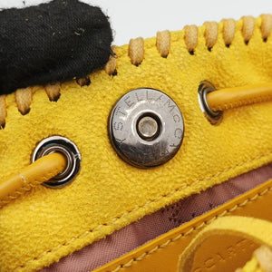 Secondhand Stella McCartney Falabella Yellow Suede × Leather  shoulderbag | stylenewstar