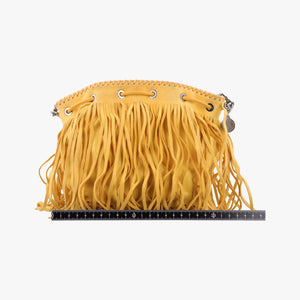 Secondhand Stella McCartney Falabella Yellow Suede × Leather  shoulderbag | stylenewstar