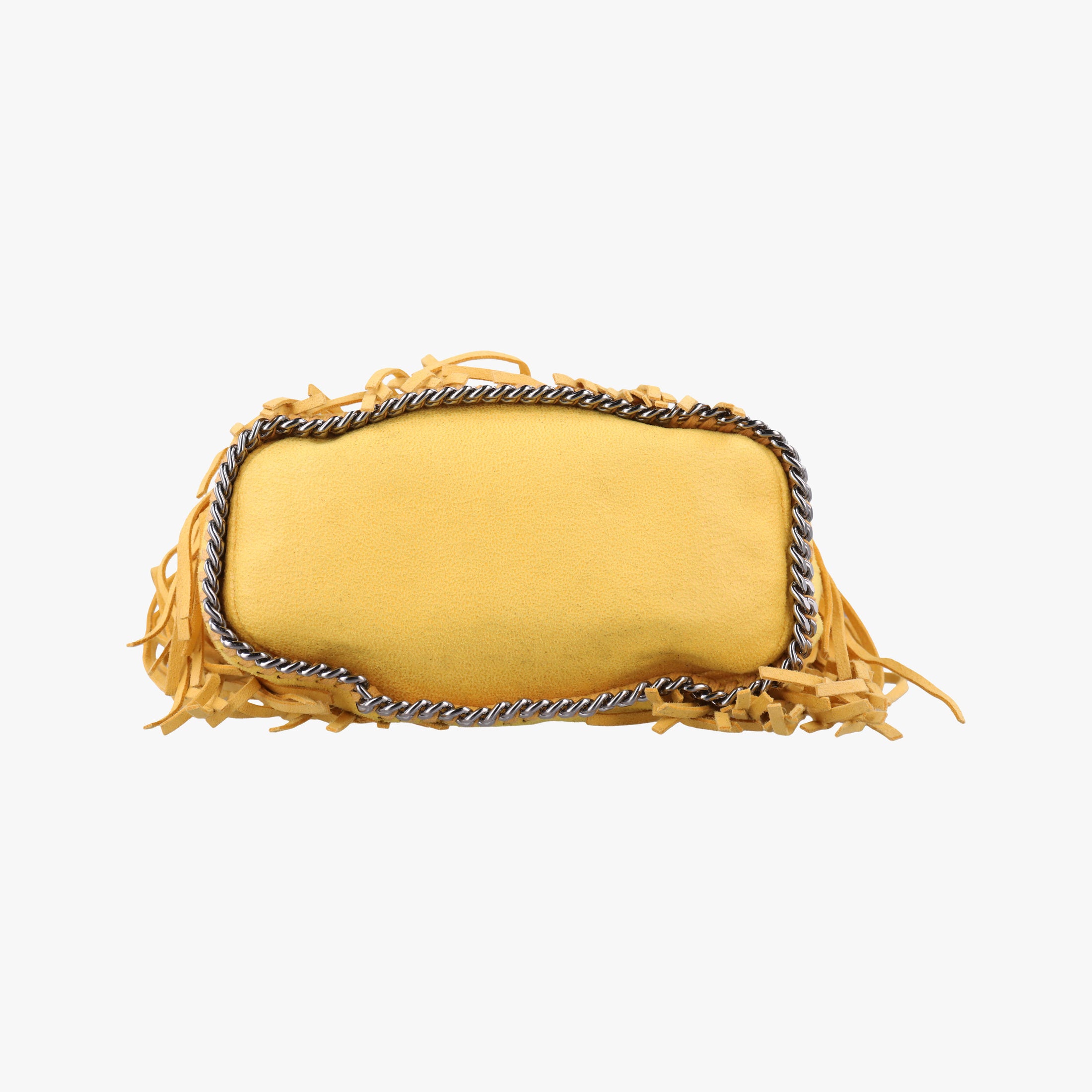 Secondhand Stella McCartney Falabella Yellow Suede × Leather  shoulderbag | stylenewstar