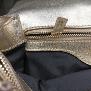 Pre-owned TODS Double T Golden Leather  shoulderbag | stylenewstar