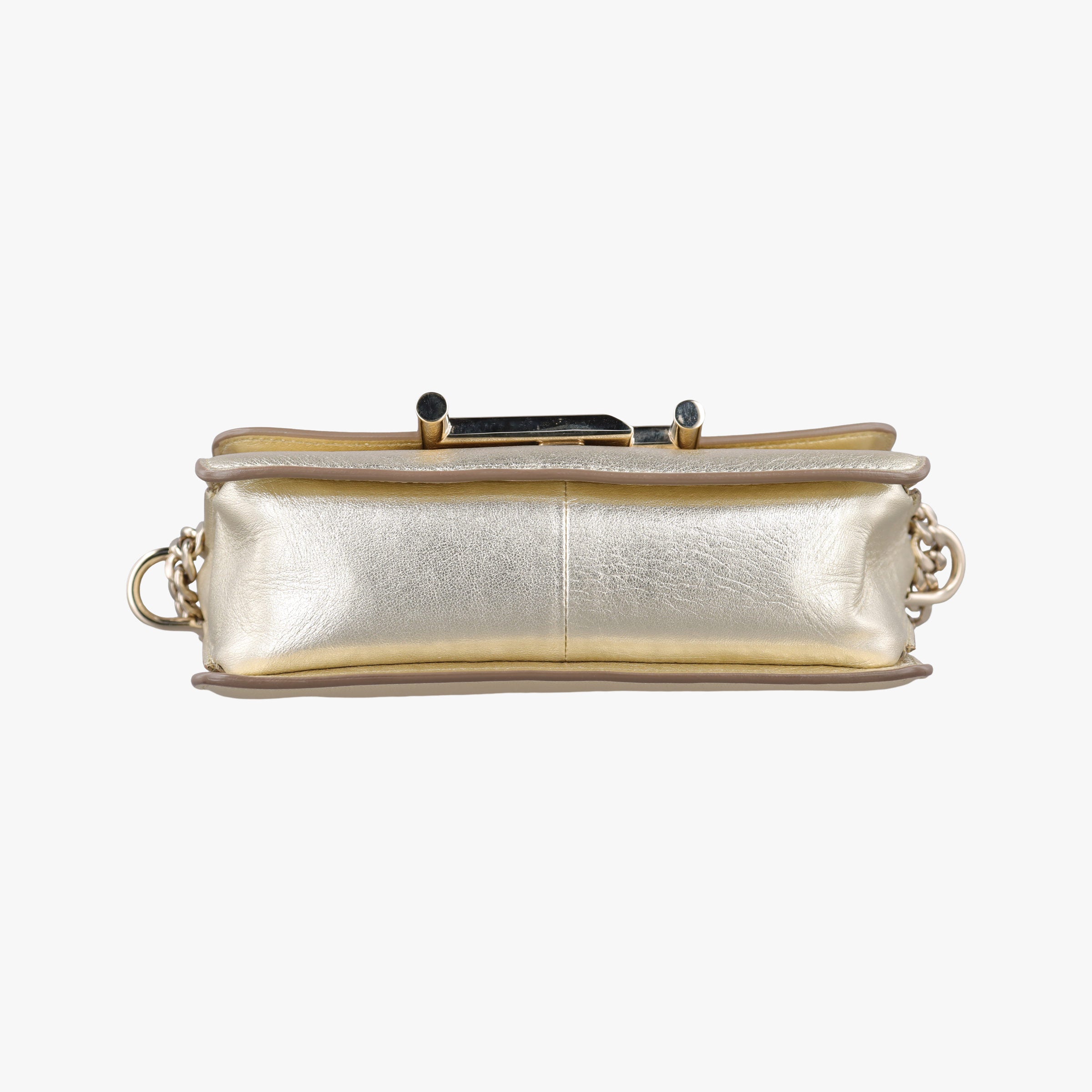 Pre-owned TODS Double T Golden Leather  shoulderbag | stylenewstar