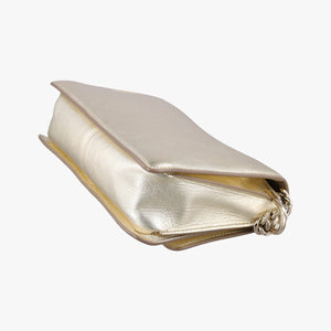 Pre-owned TODS Double T Golden Leather  shoulderbag | stylenewstar