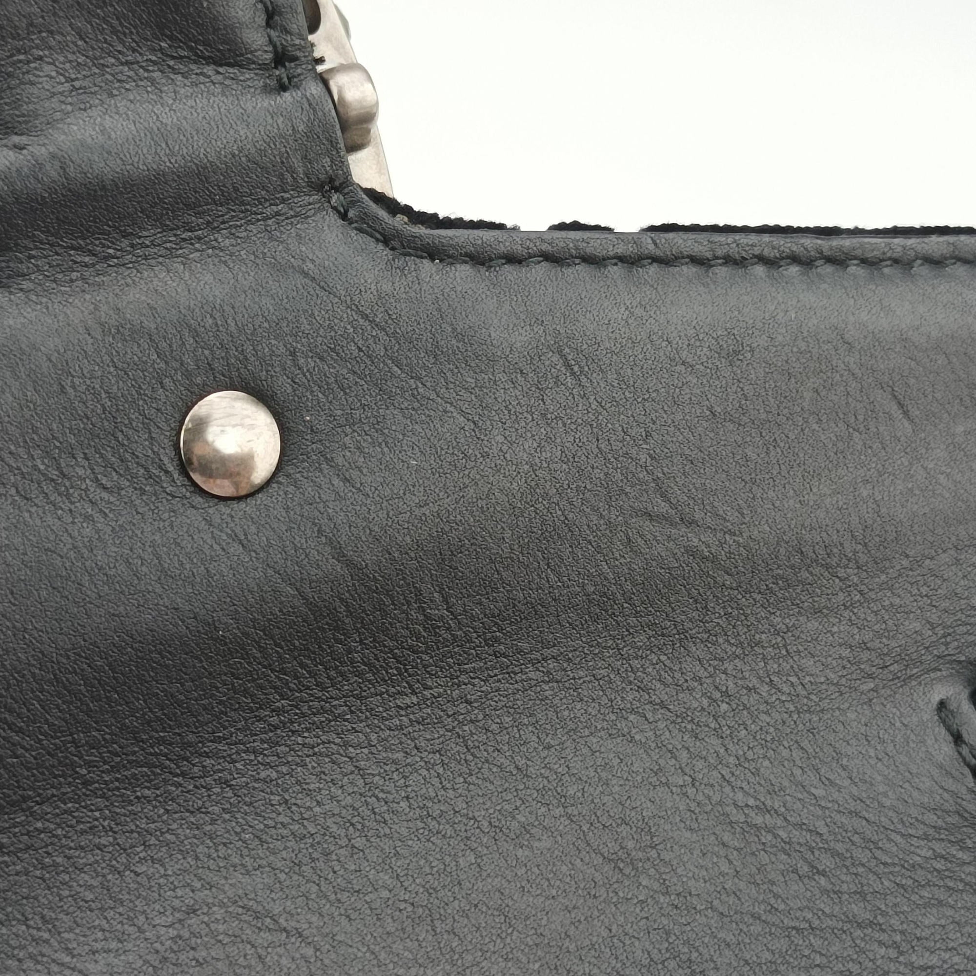Pre-owned Gucci Dionysus Black velour 476432 shoulderbag | stylenewstar