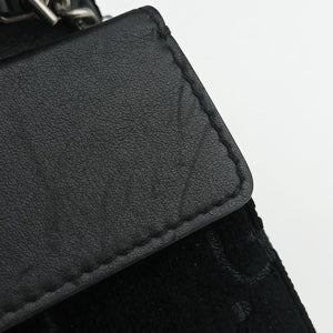 Pre-owned Gucci Dionysus Black velour 476432 shoulderbag | stylenewstar