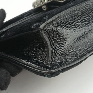 Pre-owned Gucci Dionysus Black velour 476432 shoulderbag | stylenewstar