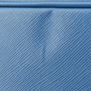 Pre-owned Prada Galleria Blue SAFFIANO Leather BN2274 shoulderbag | stylenewstar
