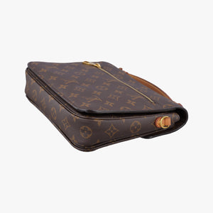 Pre-owned Louis Vuitton Pochette Metis MM Brown Monogram Canvas M44875 shoulderbag | stylenewstar