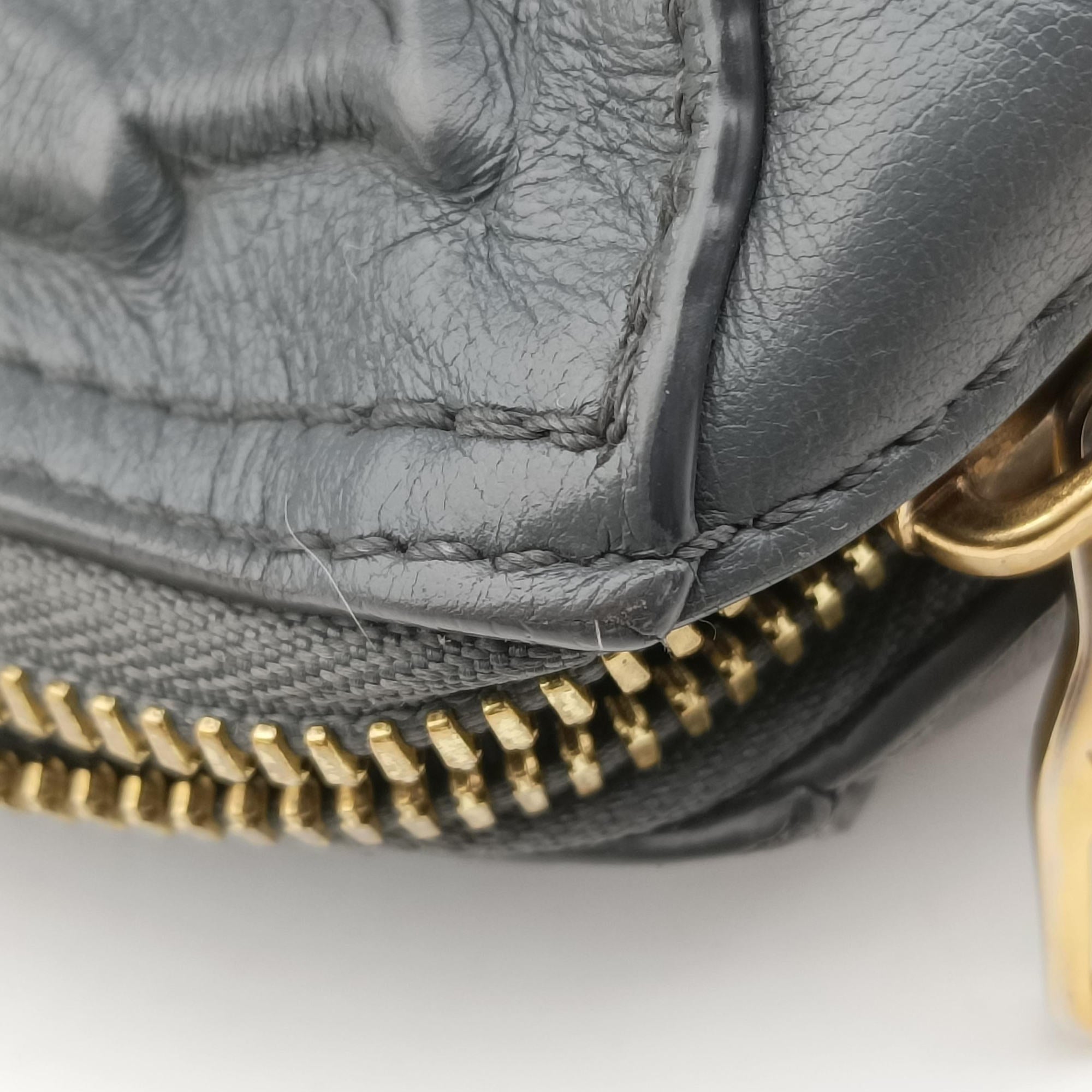 Secondhand Louis Vuitton Versailles Ornament City Keepall Dark Shadow Gray Debossed Monogram M21835 shoulderbag | stylenewstar