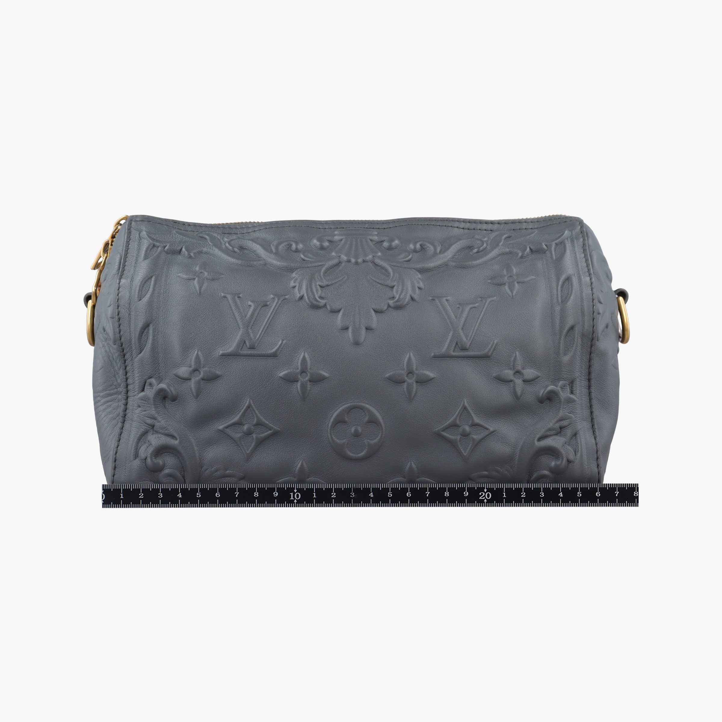 Secondhand Louis Vuitton Versailles Ornament City Keepall Dark Shadow Gray Debossed Monogram M21835 shoulderbag | stylenewstar