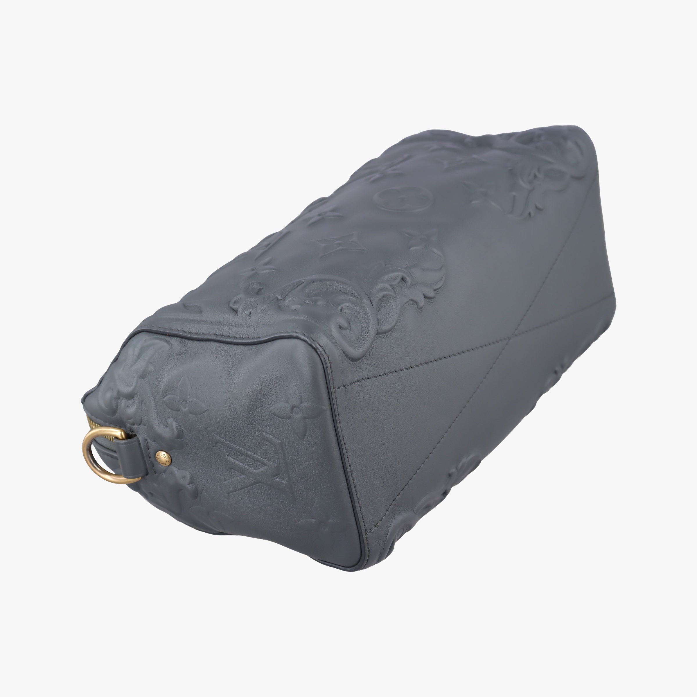 Secondhand Louis Vuitton Versailles Ornament City Keepall Dark Shadow Gray Debossed Monogram M21835 shoulderbag | stylenewstar