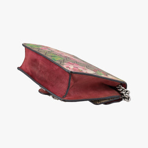 Pre-owned Gucci Dionysus beige×red×multicolor PVC coated canvas × suede 421970 shoulderbag | stylenewstar