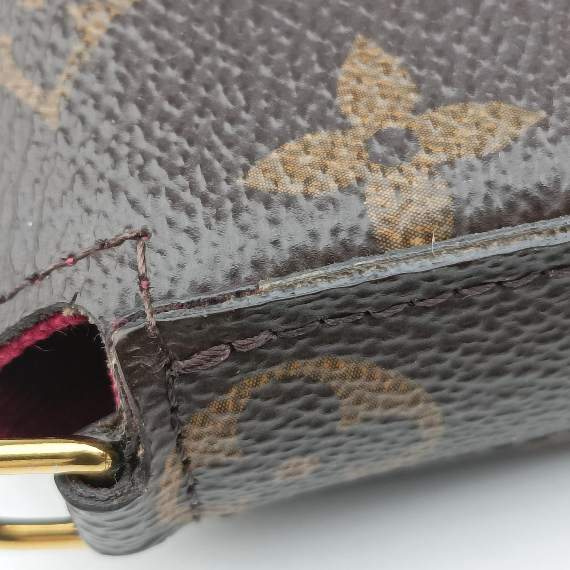 Pre-owned Louis Vuitton Pochette Felicie Brown Monogram Canvas M61276 shoulderbag | stylenewstar
