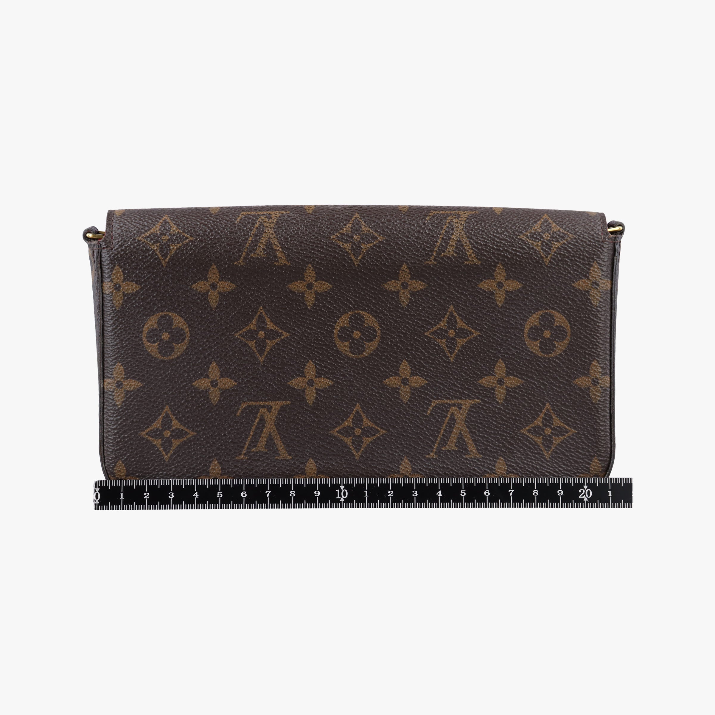 Pre-owned Louis Vuitton Pochette Felicie Brown Monogram Canvas M61276 shoulderbag | stylenewstar