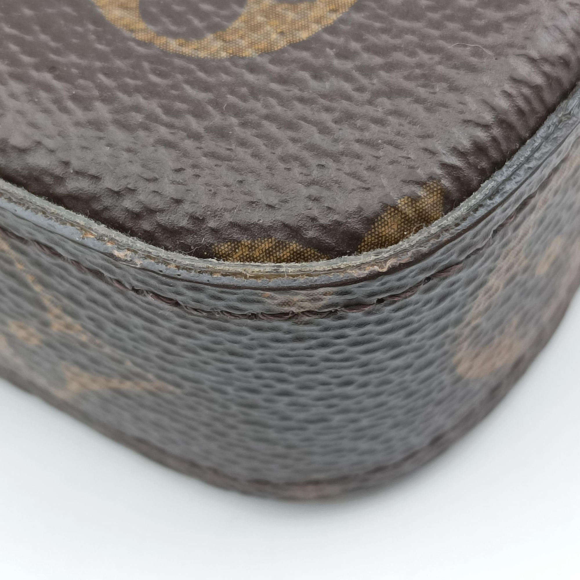 Pre-owned Louis Vuitton Pochette Felicie Brown Monogram Canvas M61276 shoulderbag | stylenewstar