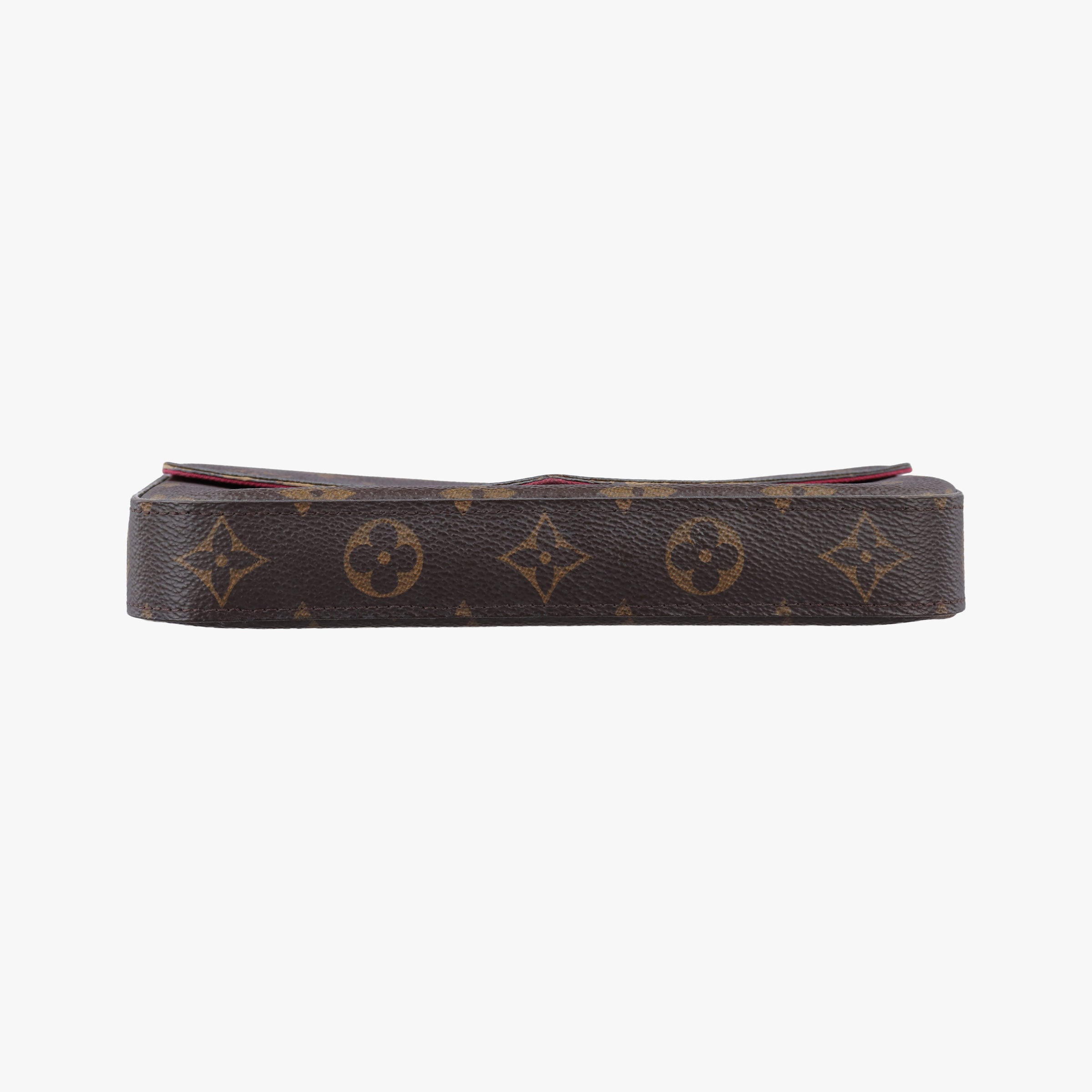 Pre-owned Louis Vuitton Pochette Felicie Brown Monogram Canvas M61276 shoulderbag | stylenewstar