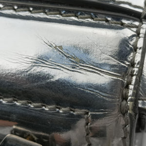 Secondhand Givenchy Pandora Box Silver Patent Leather  shoulderbag | stylenewstar