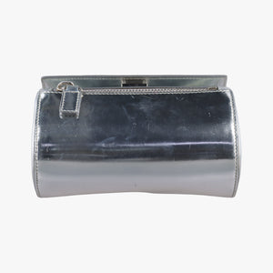 Secondhand Givenchy Pandora Box Silver Patent Leather  shoulderbag | stylenewstar