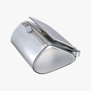 Secondhand Givenchy Pandora Box Silver Patent Leather  shoulderbag | stylenewstar