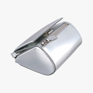 Secondhand Givenchy Pandora Box Silver Patent Leather  shoulderbag | stylenewstar