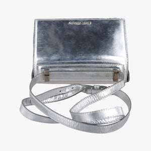 Secondhand Givenchy Pandora Box Silver Patent Leather  shoulderbag | stylenewstar