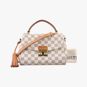 Pre-owned Louis Vuitton CROISETTE Azur Damier Canvas N41581 shoulderbag | stylenewstar