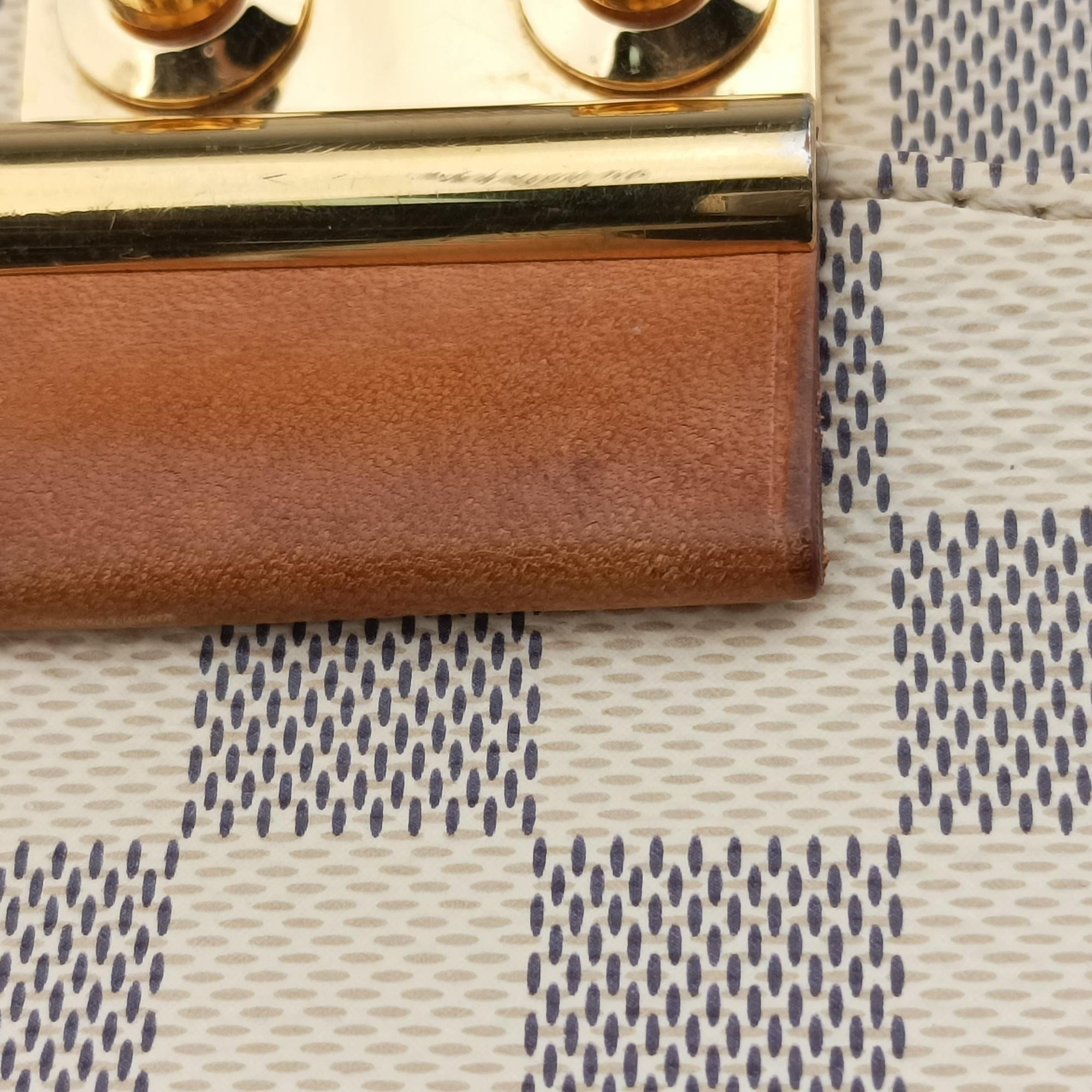 Pre-owned Louis Vuitton CROISETTE Azur Damier Canvas N41581 shoulderbag | stylenewstar