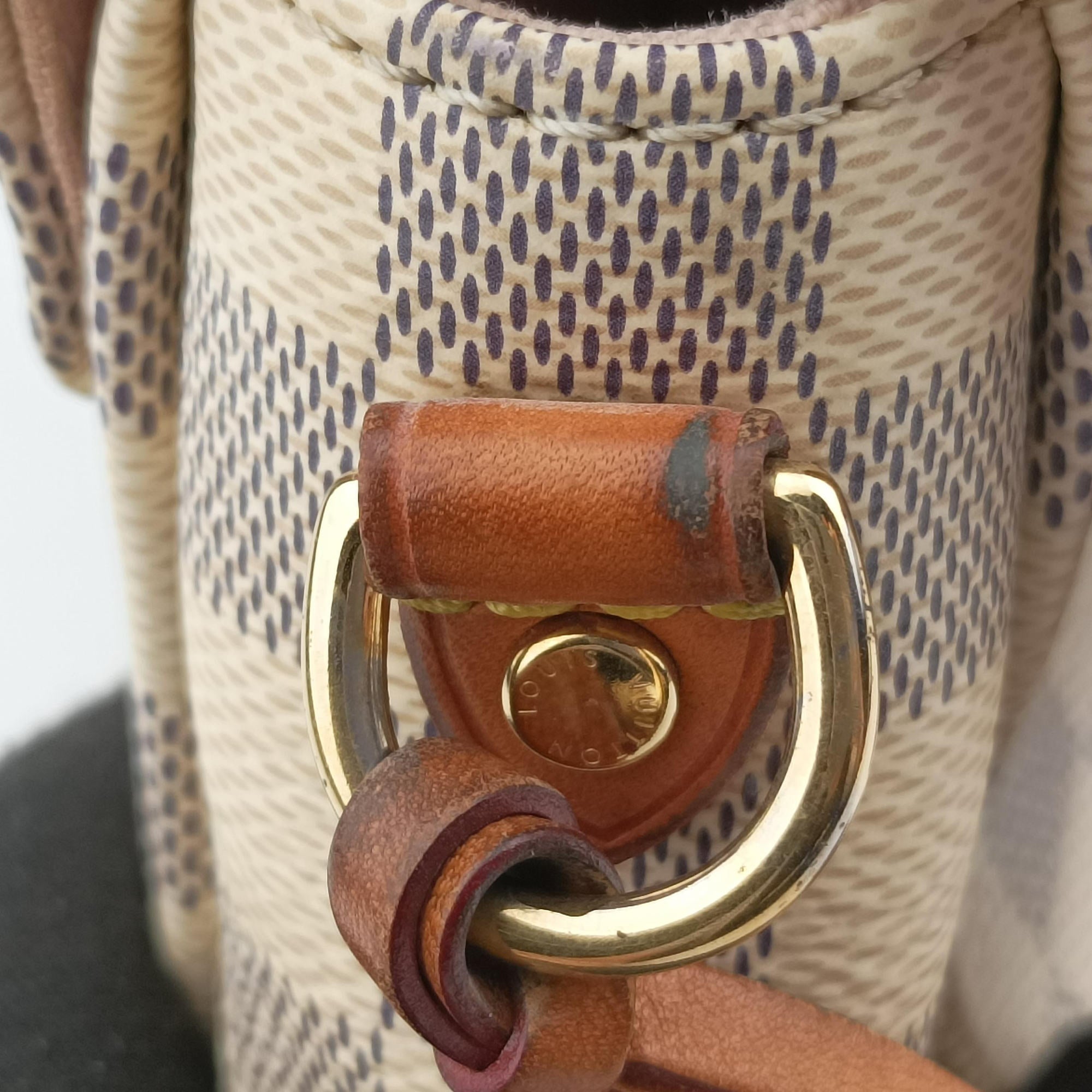 Pre-owned Louis Vuitton CROISETTE Azur Damier Canvas N41581 shoulderbag | stylenewstar
