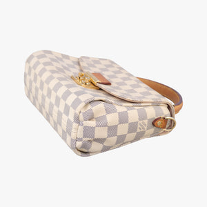 Pre-owned Louis Vuitton CROISETTE Azur Damier Canvas N41581 shoulderbag | stylenewstar